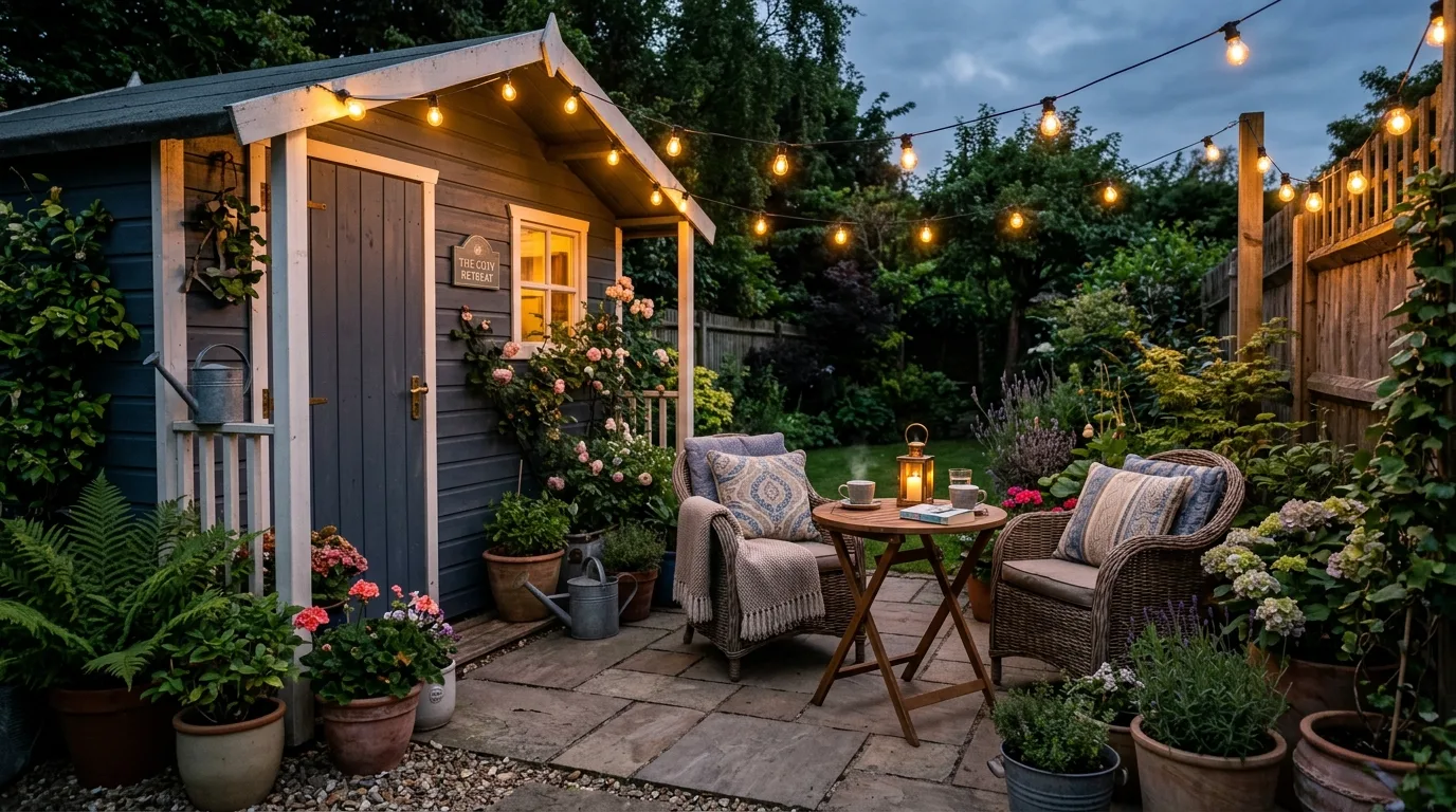 Climbing Plants on the Shed